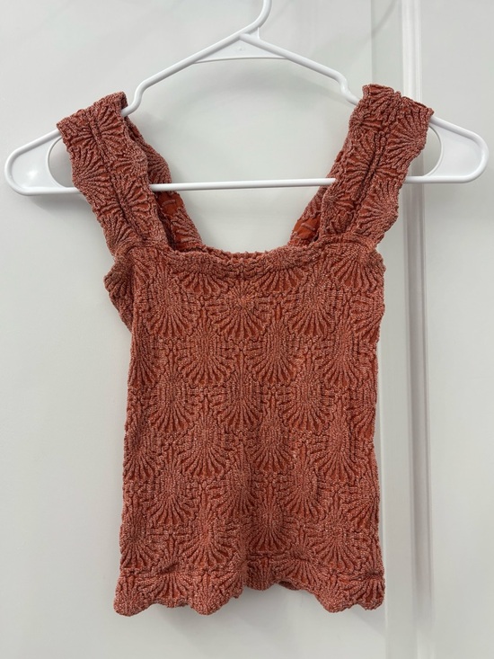 Free People Tops - Free people love letter floral knit cami
